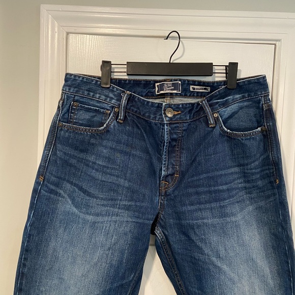 Fat Face Denim Size 18/20 Medium Wash Straight Leg Button Fly Cotton Denim Jeans - Picture 2 of 14